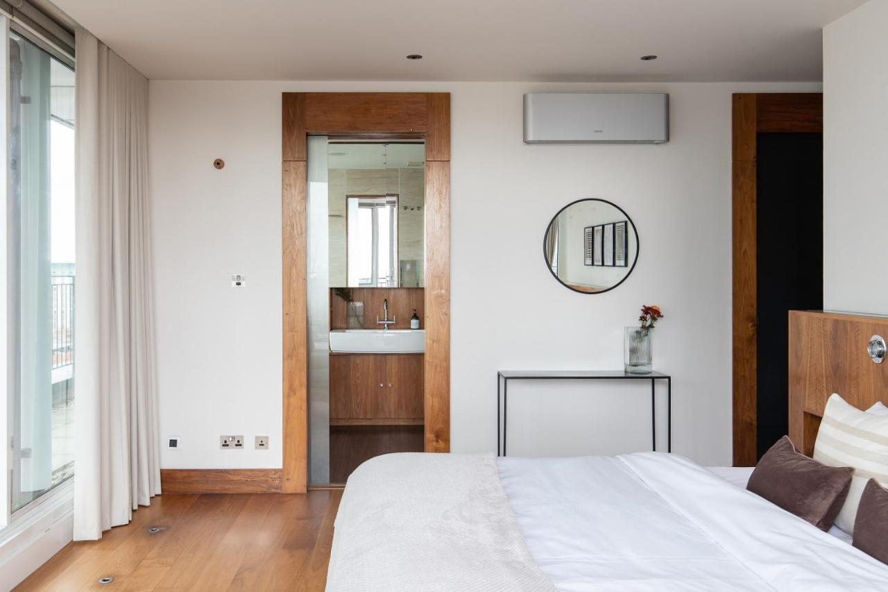 런던 The Canary Wharf Secret - Glamorous 3Bdr Flat With Terrace And Parking 아파트 외부 사진