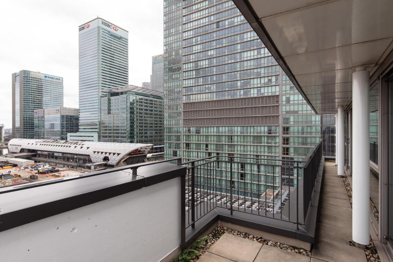 런던 The Canary Wharf Secret - Glamorous 3Bdr Flat With Terrace And Parking 아파트 외부 사진