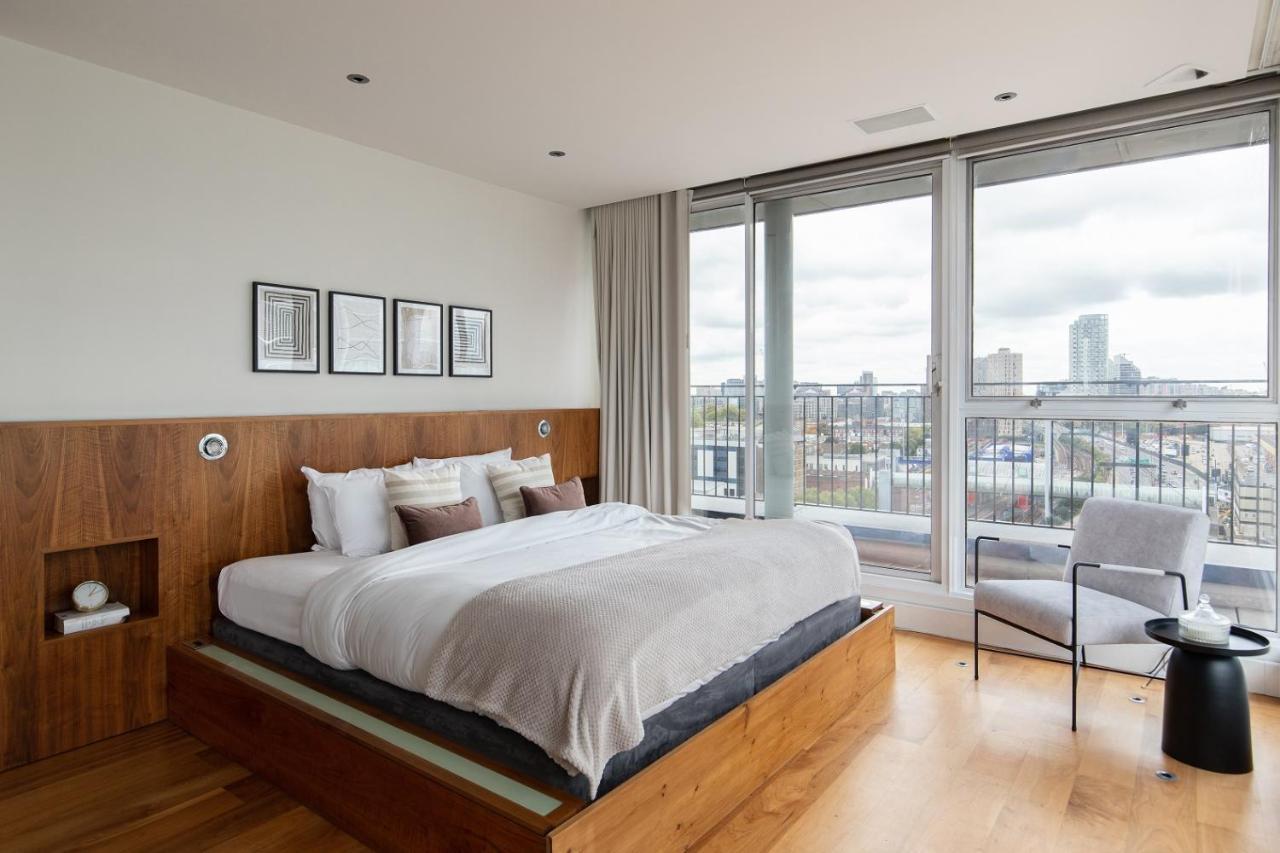 런던 The Canary Wharf Secret - Glamorous 3Bdr Flat With Terrace And Parking 아파트 외부 사진