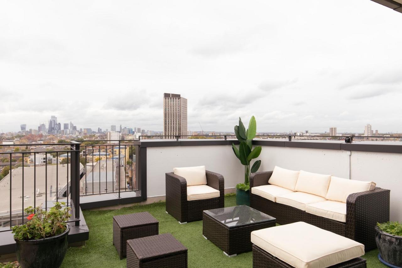 런던 The Canary Wharf Secret - Glamorous 3Bdr Flat With Terrace And Parking 아파트 외부 사진